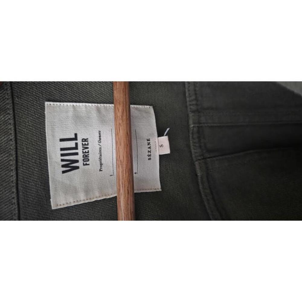 Sezane Will Jacket Sezane Khaki Olive Green Size Small New Without Tags - Picture 5 of 5